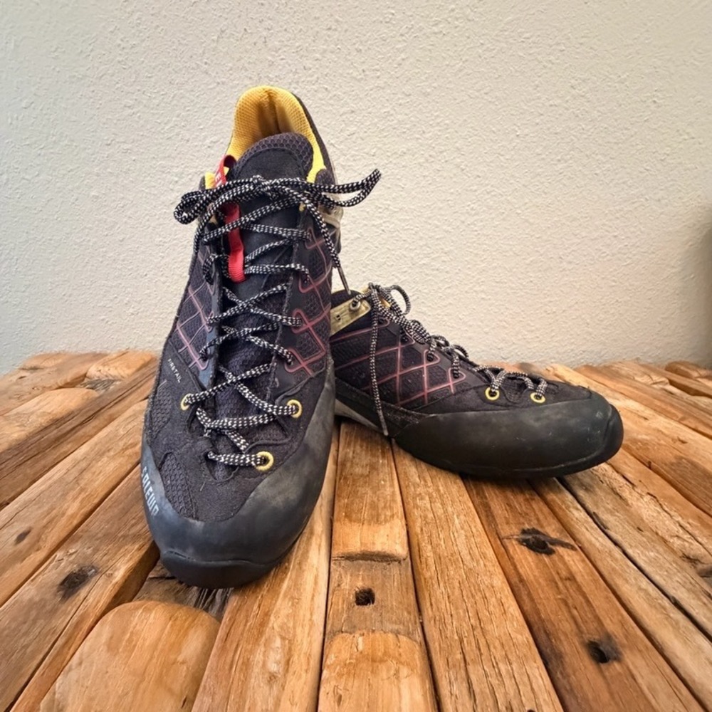 Salewa MS Firetail Hiking Approach Shoes Black Mangold Vibram Mens 12 63012-0907 - Picture 2 of 8